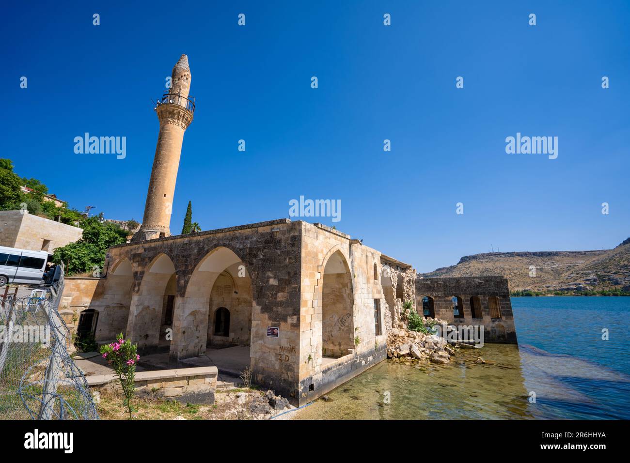 Mosquée Ulu dans le quartier de Halfeti de Sanliurfa. Banque D'Images