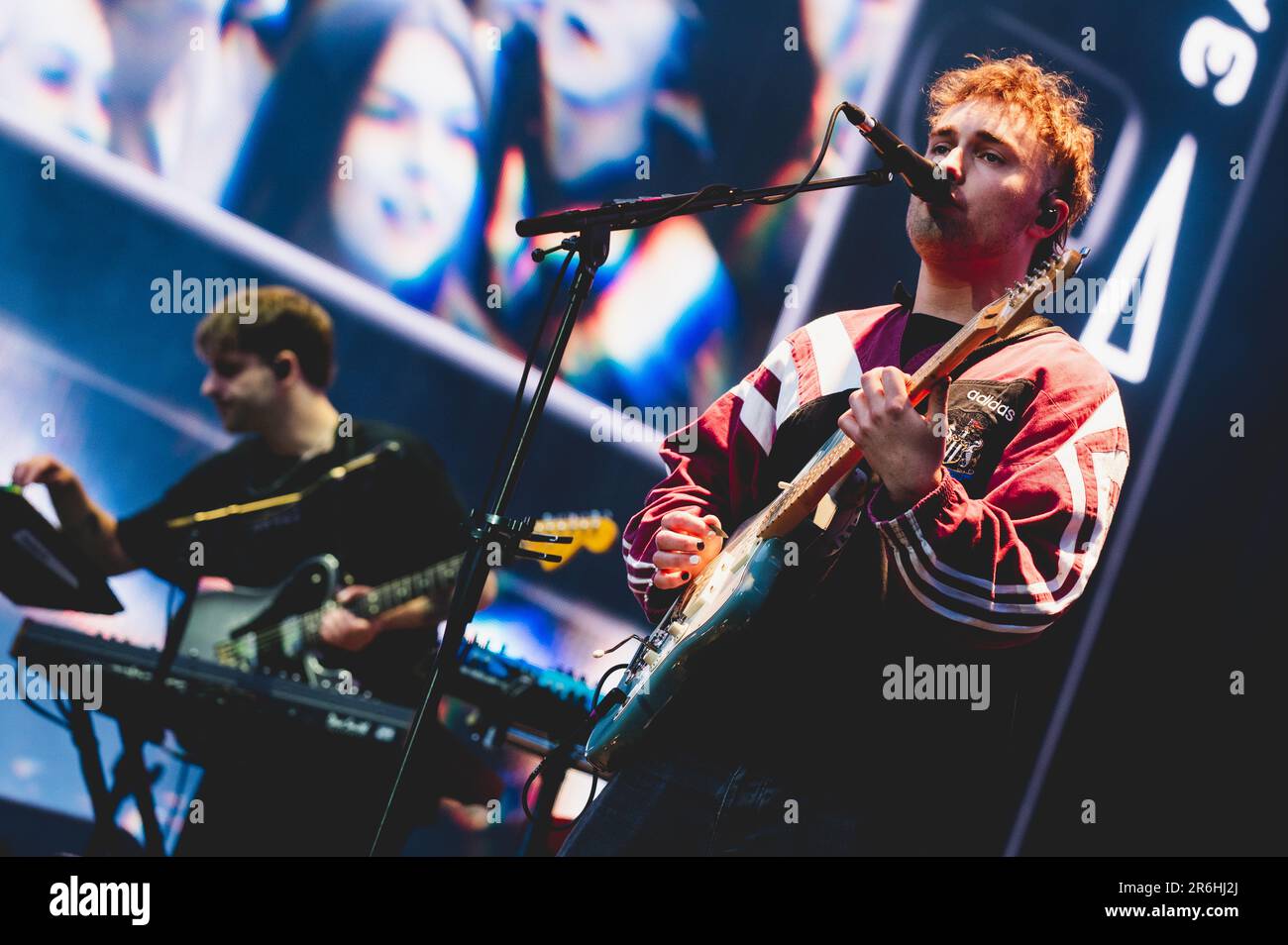 Newcastle upon Tyne, Royaume-Uni. 9th juin 2023. Sam Fender joue le premier des deux spectacles complets à St. James' Park, stade du Newcastle United football Club. Le soutien de la nuit est venu de Hector Gannet, Holly Humberstone et Inhaler. Crédit photo : Thomas Jackson/Alay Live News Banque D'Images