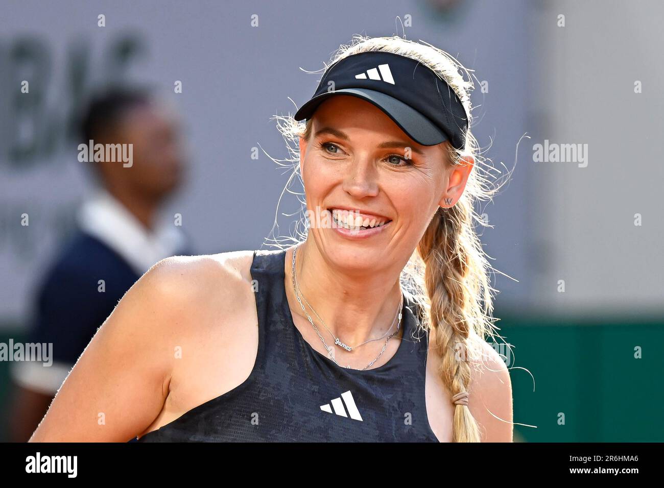 Paris, France. 08th juin 2023. Caroline Wozniacki lors de l'Open de France, tournoi de tennis Grand Chelem sur 8 juin 2023 au stade Roland Garros à Paris, France. Crédit : Victor Joly/Alamy Live News Banque D'Images