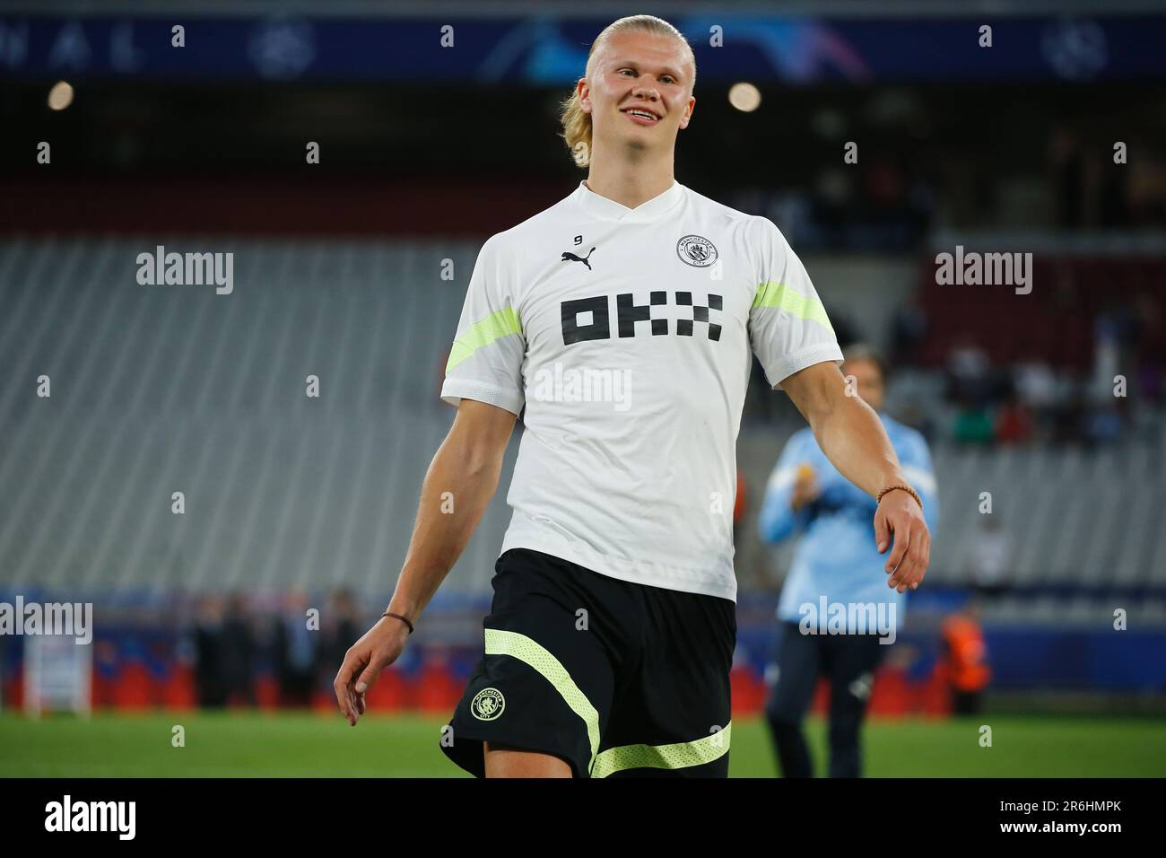 Erling Haaland (ManC), 9 JUIN 2023 - football : finale de la Ligue des champions de l'UEFA 2023 Istanbul Manchester City FC MD-1 session d'entraînement au stade olympique Ataturk, Istanbul, Turquie. (Photo de Mutsu Kawamori/AFLO) Banque D'Images