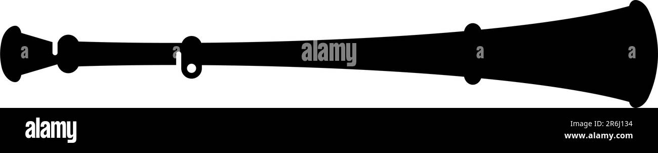 Corne de fans de football d'Afrique du Sud. Signe vectoriel. Illustration de Vecteur