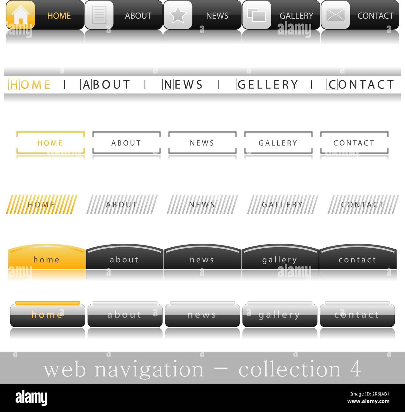 Navigation Web Illustration de Vecteur