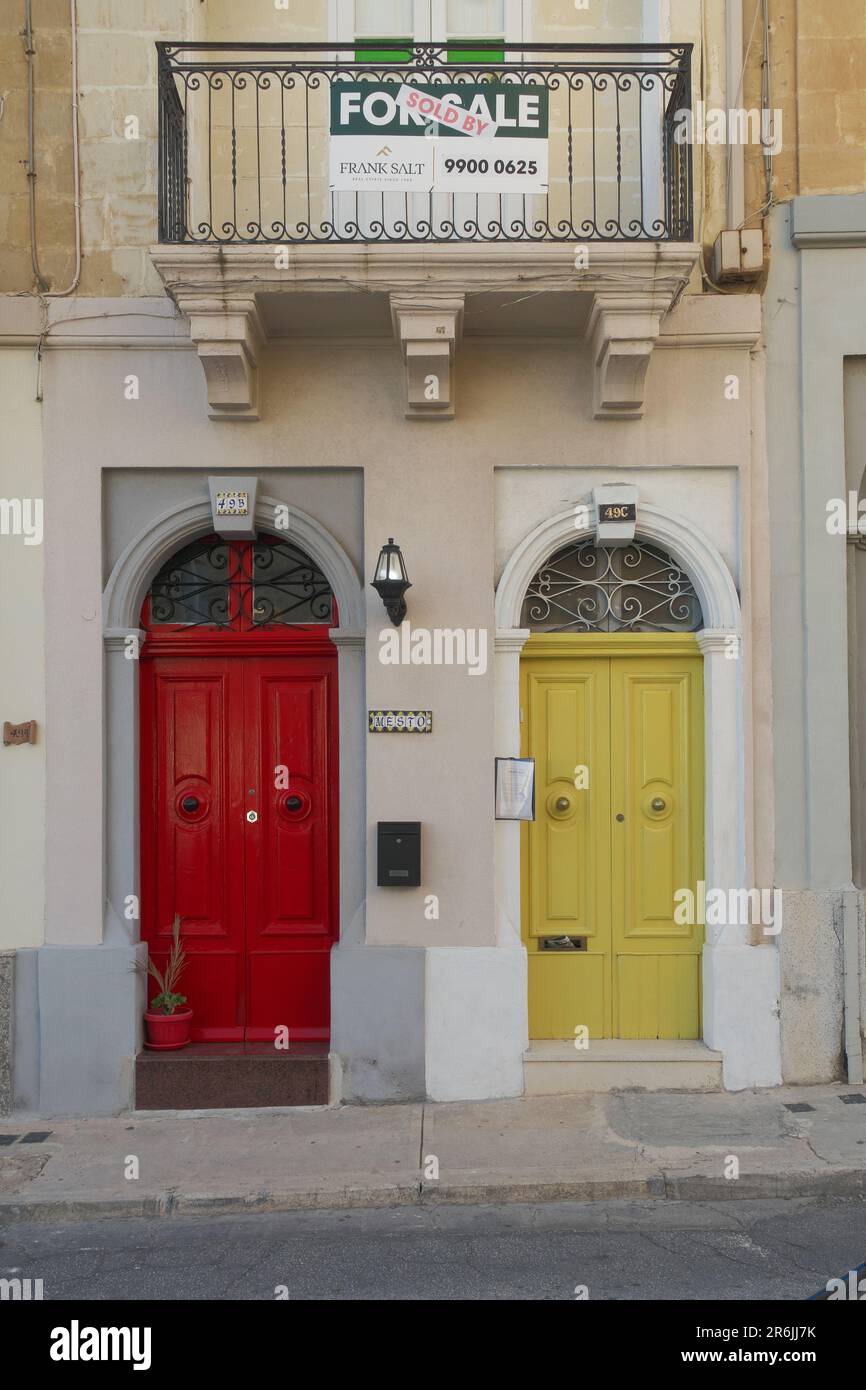Maison à vendre à Paola, Malte Banque D'Images