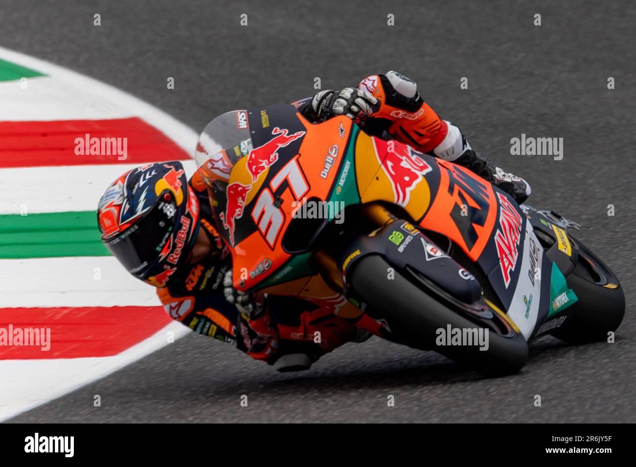 Mugello, Italie. 10th juin 2023. Pedro Acosta (ESP) Red Bull KTM Ajo, Kalex crédit: Agence photo indépendante/Alamy Live News Banque D'Images