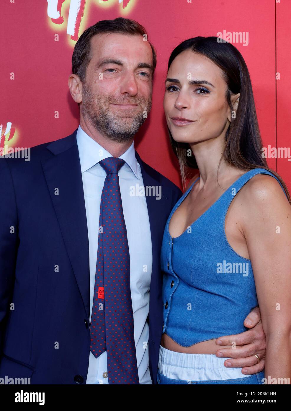 9 juin 2023 Hollywood, Californie -Mason Morfit et Jordana Brewster. Los Angeles projection spéciale de Searchlight Pictures ''Flamin' Hot'' tenue au Hollywood Post 43 - American Legion à Hollywood. (Credit image: © FS/AdMedia via ZUMA Press Wire) USAGE ÉDITORIAL SEULEMENT! Non destiné À un usage commercial ! Banque D'Images