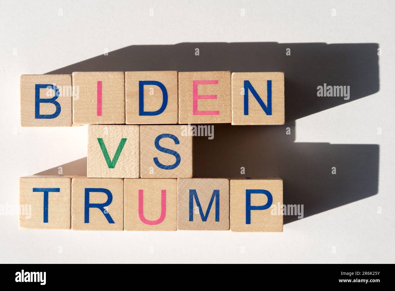 2024 élection présidentielle aux États-Unis Donald Trump contre Joe Biden © Wojciech Strozyk / Alamy stock photo Banque D'Images