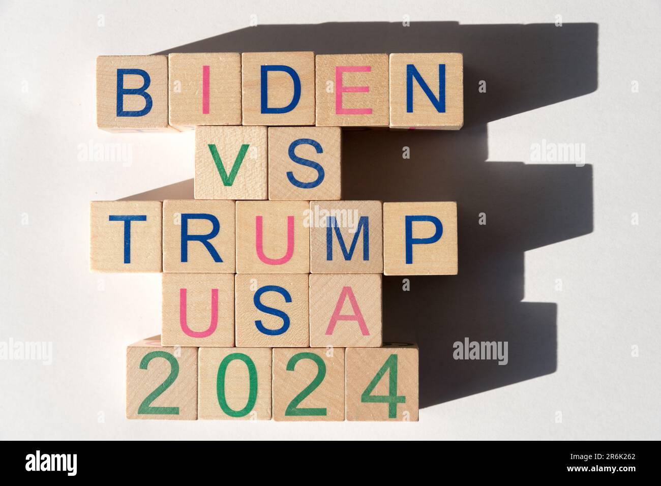 2024 élection présidentielle aux États-Unis Donald Trump contre Joe Biden © Wojciech Strozyk / Alamy stock photo Banque D'Images
