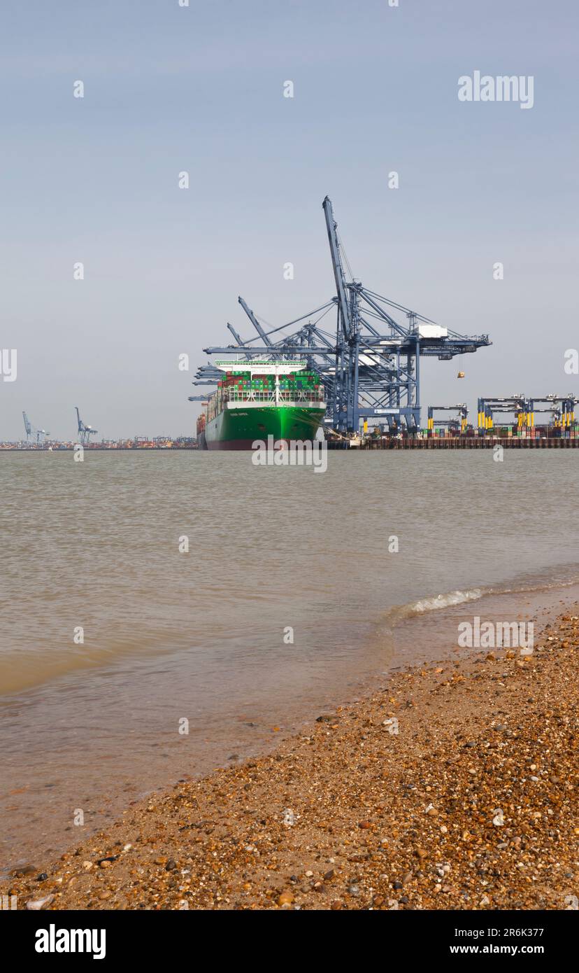 Felixstowe Docks Royaume-Uni Banque D'Images