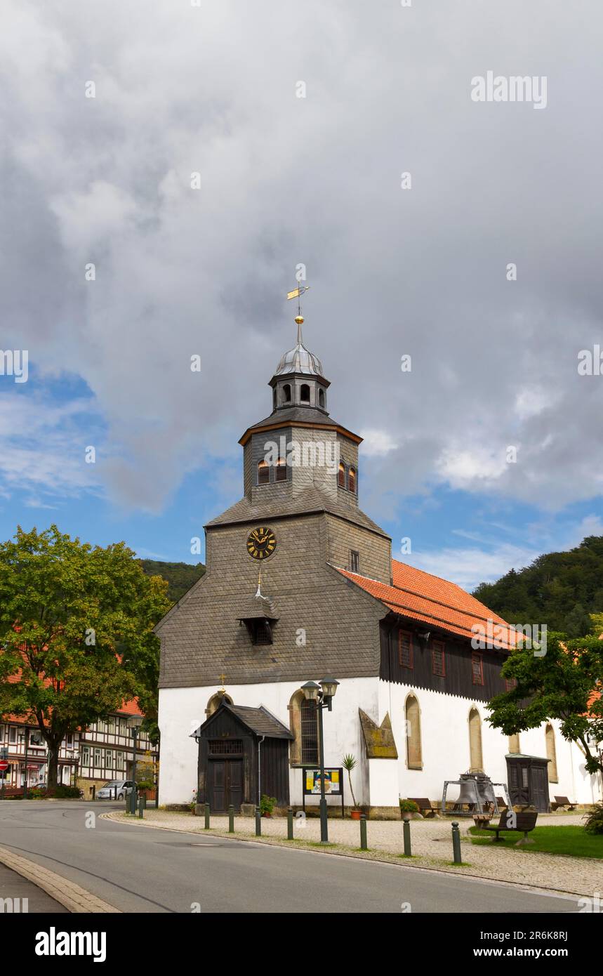 St. Eglise d'Anthony à Bad Grund, montagnes Harz, Allemagne Banque D'Images