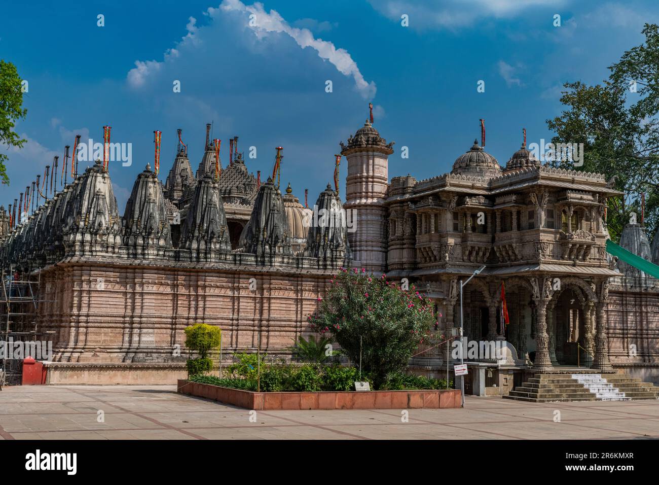Temple Hutheesing Jain, Ahmedabad, Gujarat, Inde, Asie Banque D'Images