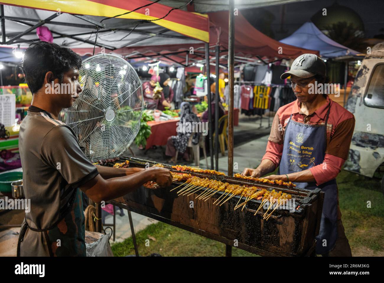 Décrochage, marché de nuit, Pulau Langkawi, Kedah, Malaisie, Asie du Sud-est, Asie Banque D'Images