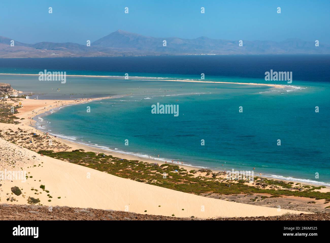 Playa de Risco del Paso, Fuerteventura, Iles Canaries, Espagne, Atlantique, Europe Banque D'Images