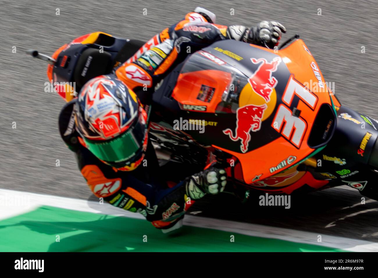 Mugello, Italie. 10th juin 2023. Pedro Acosta (ESP) Red Bull KTM Ajo, Kalex crédit: Agence photo indépendante/Alamy Live News Banque D'Images