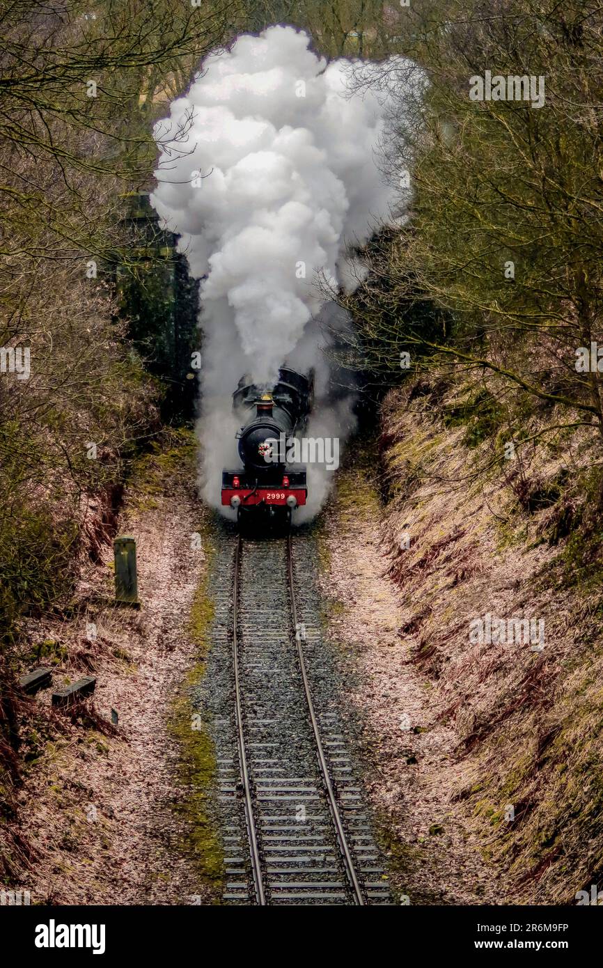 Train à vapeur Lady Legend Banque D'Images