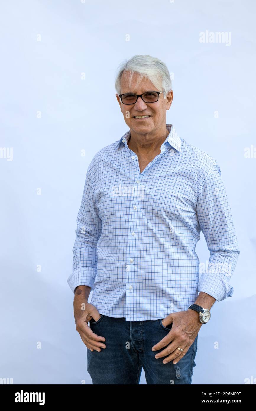 2020 candidat pour le procureur de district de Los Angeles, George Gascón Banque D'Images