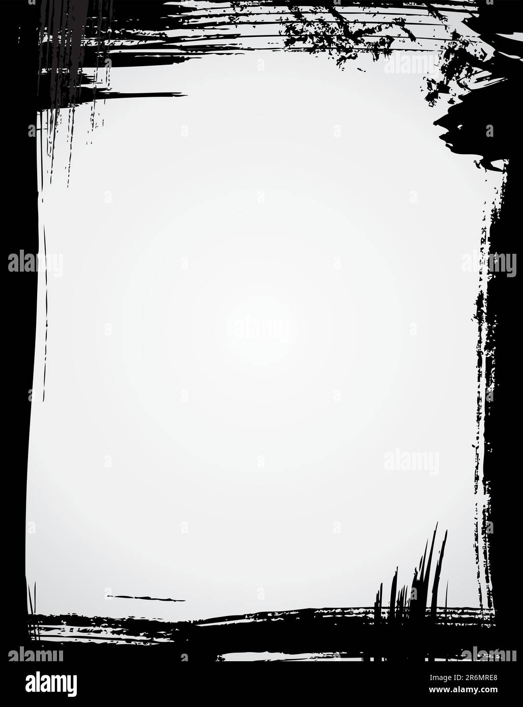 Cadre de couleur noire. Illustration de Vecteur