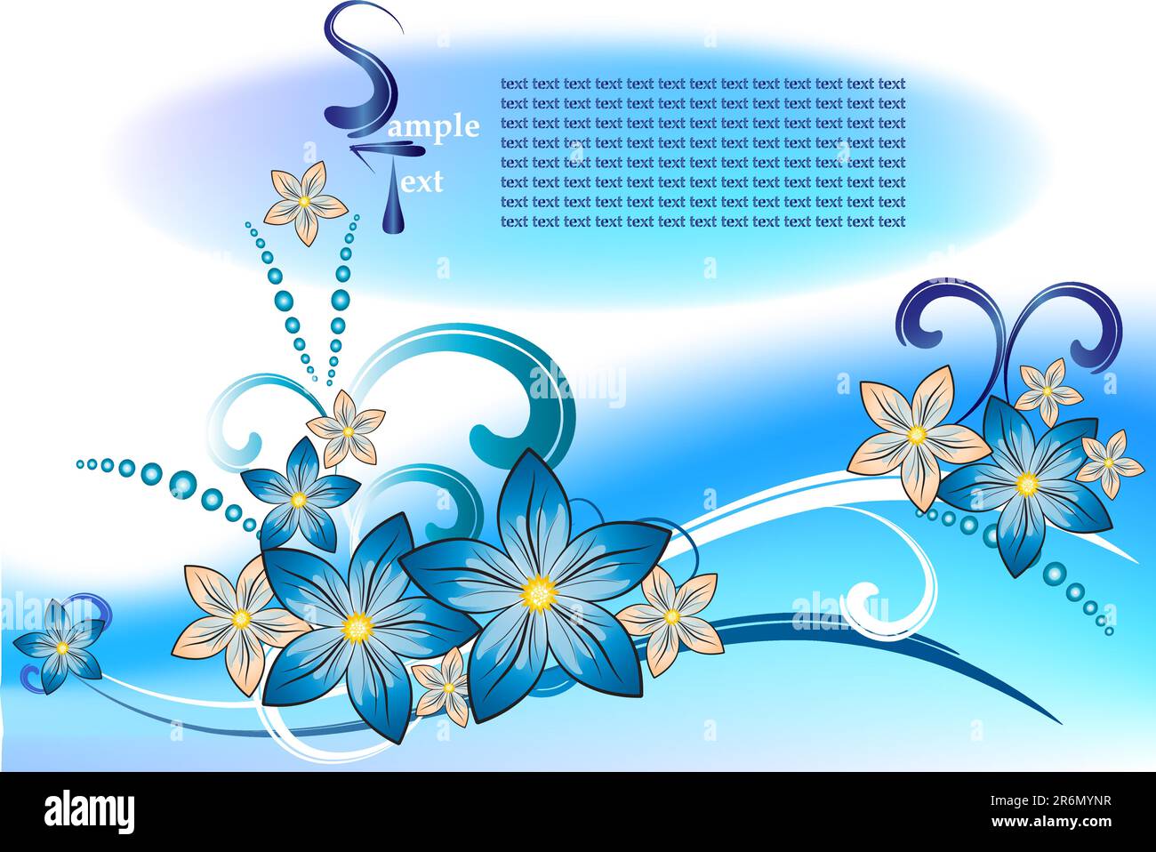 illustration de fleurs vector fantasy Illustration de Vecteur