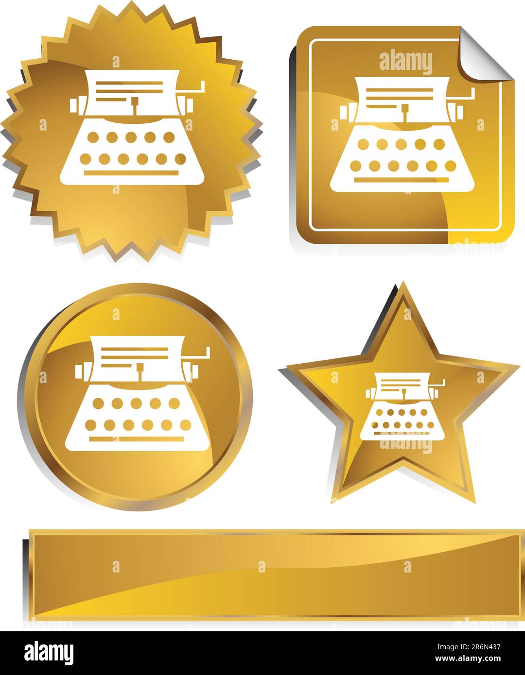 L'image d'une ancienne machine à écrire. Illustration de Vecteur