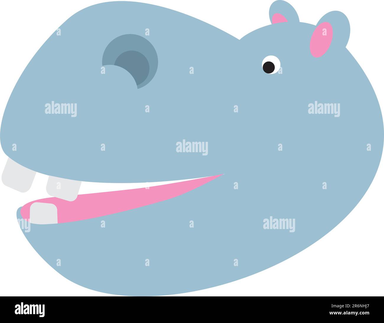 Cute animal color vector illustration sur fond blanc Illustration de Vecteur