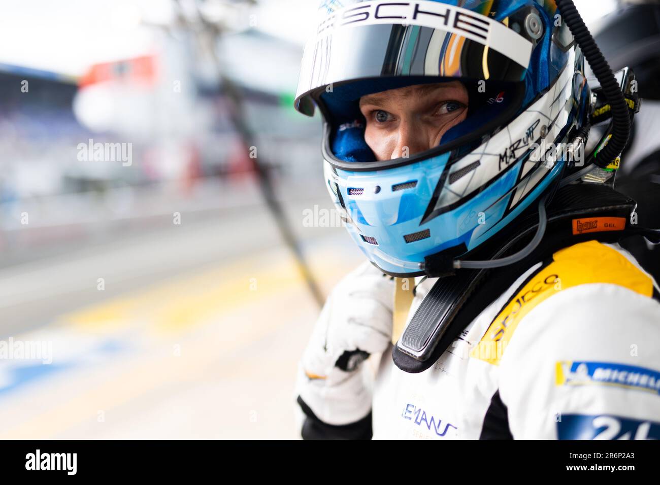 Le Mans, France. 10th juin 2023. RUMP Martin (est), Proton Competition, Porsche 911 RSR - 19, portrait pendant les 24 heures du Mans 2023 sur le circuit des 24 heures du Mans de 10 juin à 11, 2023 au Mans, France - photo Joao Filipe/DPPI crédit: DPPI Media/Alamy Live News Banque D'Images