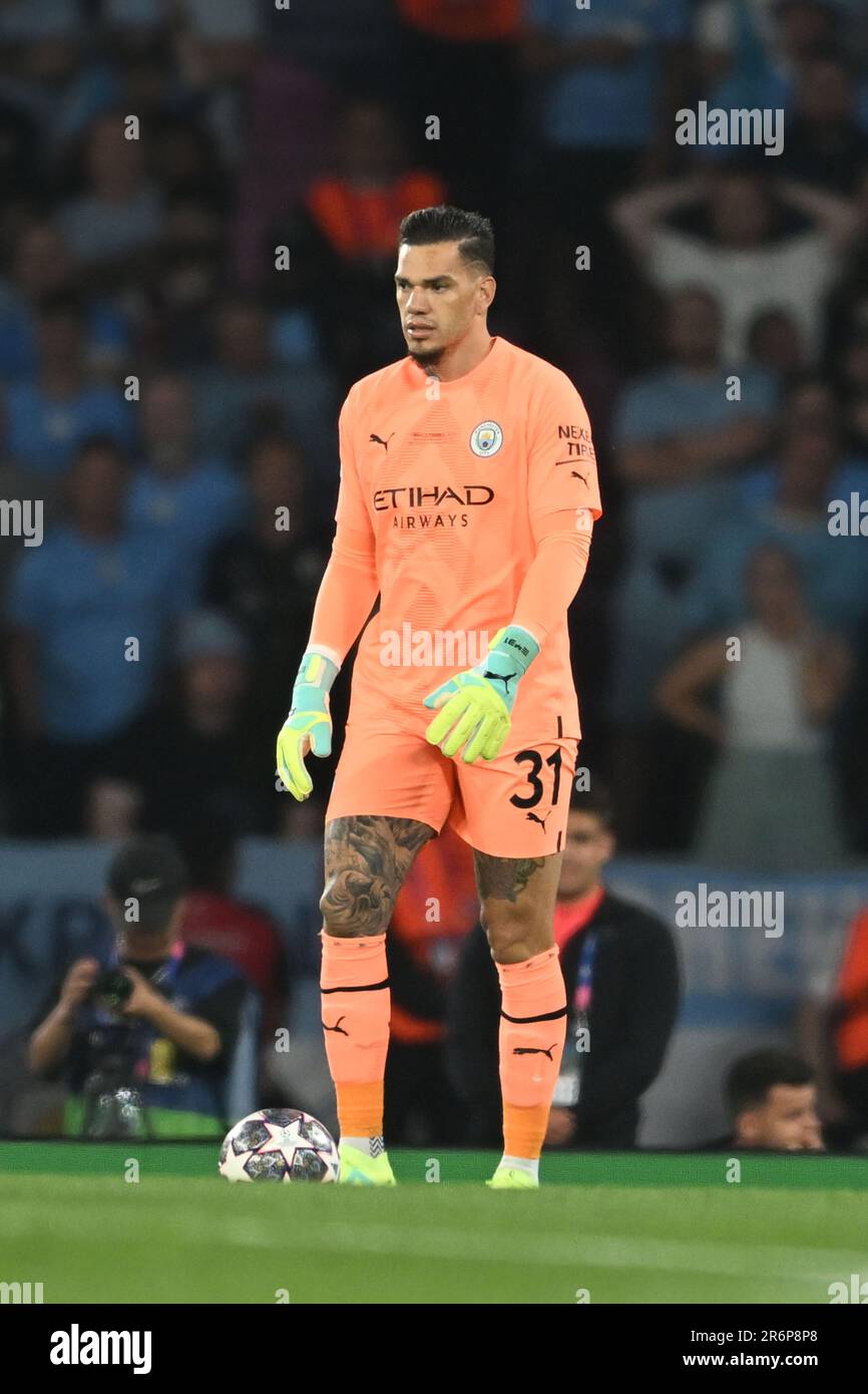 Istanbul, Turquie. 10th juin 2023. Ederson Santana de Moraes (ville de Manchester) lors du match final de la Ligue des champions de l'UEFA entre l'Inter de Manchester City 1-0 au stade olympique Ataturk sur 10 juin 2023 à Istanbul, Trkiye. Credit: Maurizio Borsari/AFLO/Alay Live News Banque D'Images