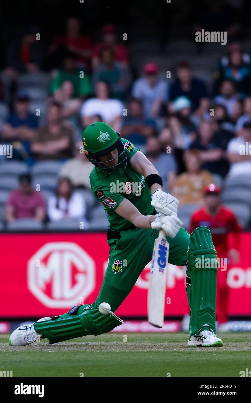 MELBOURNE, AUSTRALIE - 20 JANVIER : lors du match de cricket de la Big Bash League entre les Melbourne Renegades et les Melbourne Stars au stade Marvel sur 20 janvier 2021 à Melbourne, en Australie. Banque D'Images