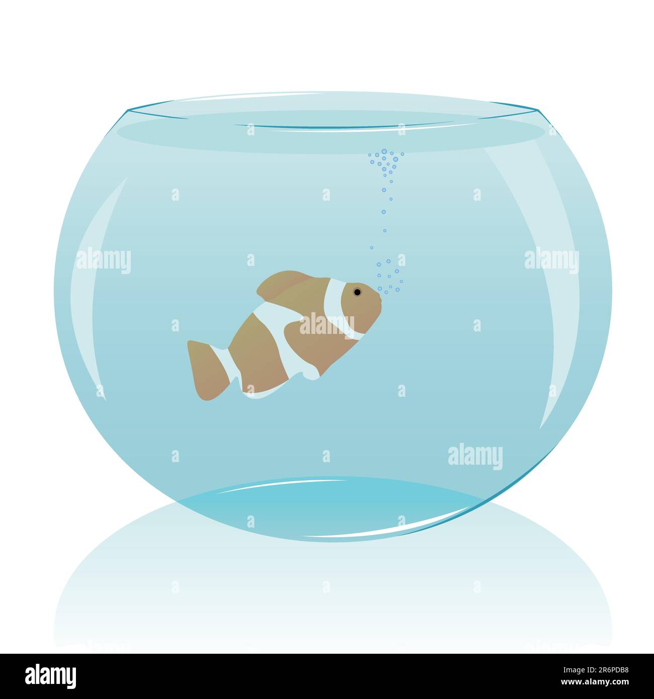 illustration vectorielle d'un aquarium Illustration de Vecteur