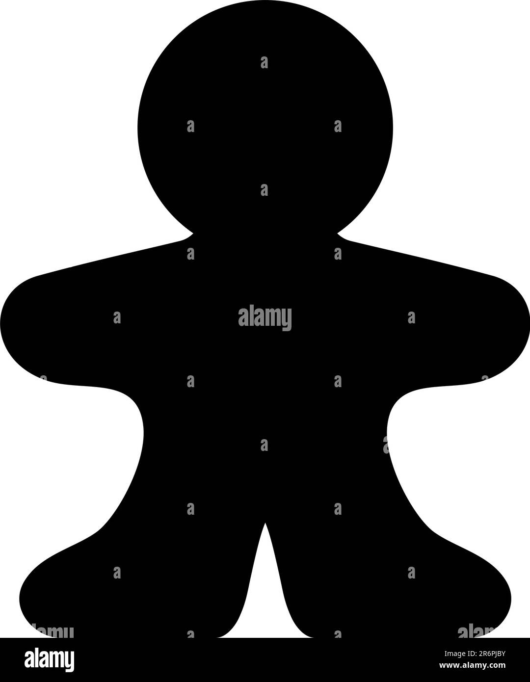 figure de forme du corps humain dans un fichier vectoriel, très facile à éditer, applicable à plusieurs concepts Illustration de Vecteur