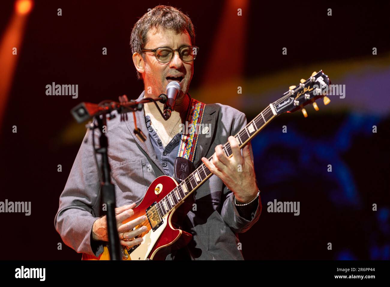 Porto, Portugal. 11th juin 2023. Graham Coxon, du groupe de rock anglais Blur, se produit sur scène au Primavera Sound. (Photo par Diogo Baptista/SOPA Images/Sipa USA) crédit: SIPA USA/Alay Live News Banque D'Images