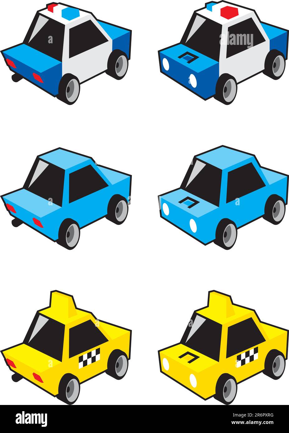 Taxi jaune Illustration de Vecteur
