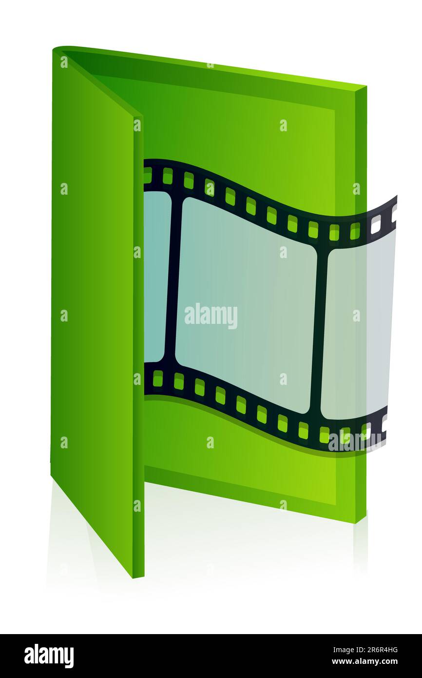 Illustration du dossier de film Illustration de Vecteur