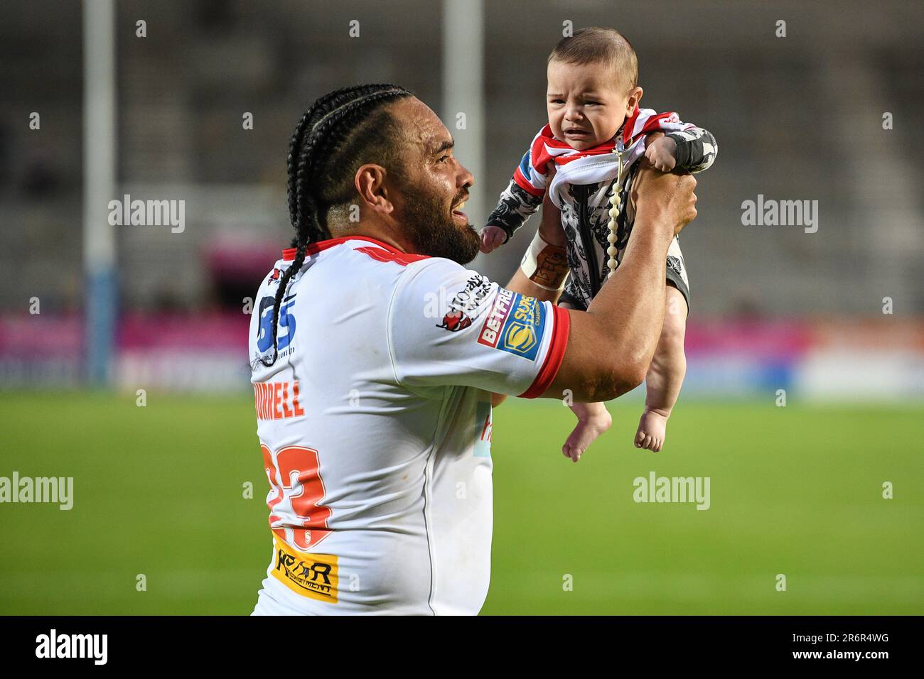 St. Helens, Angleterre - 9th juin 2023 - Konrad Hurrell de St Helens ...