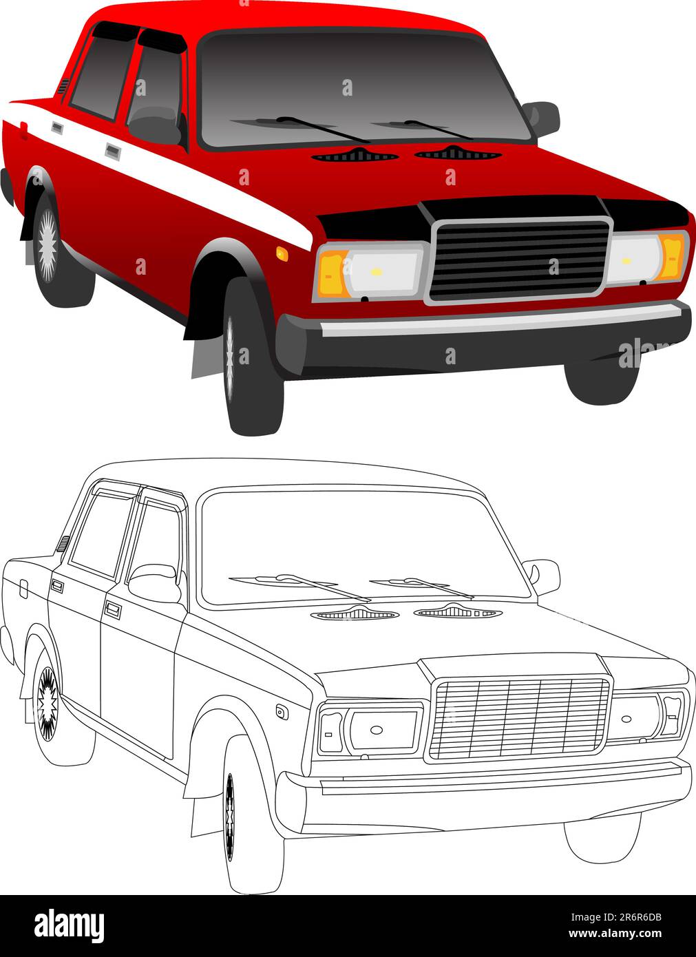 1:43 Russian legenda VAZ-2102 LADA №15 cars USSR