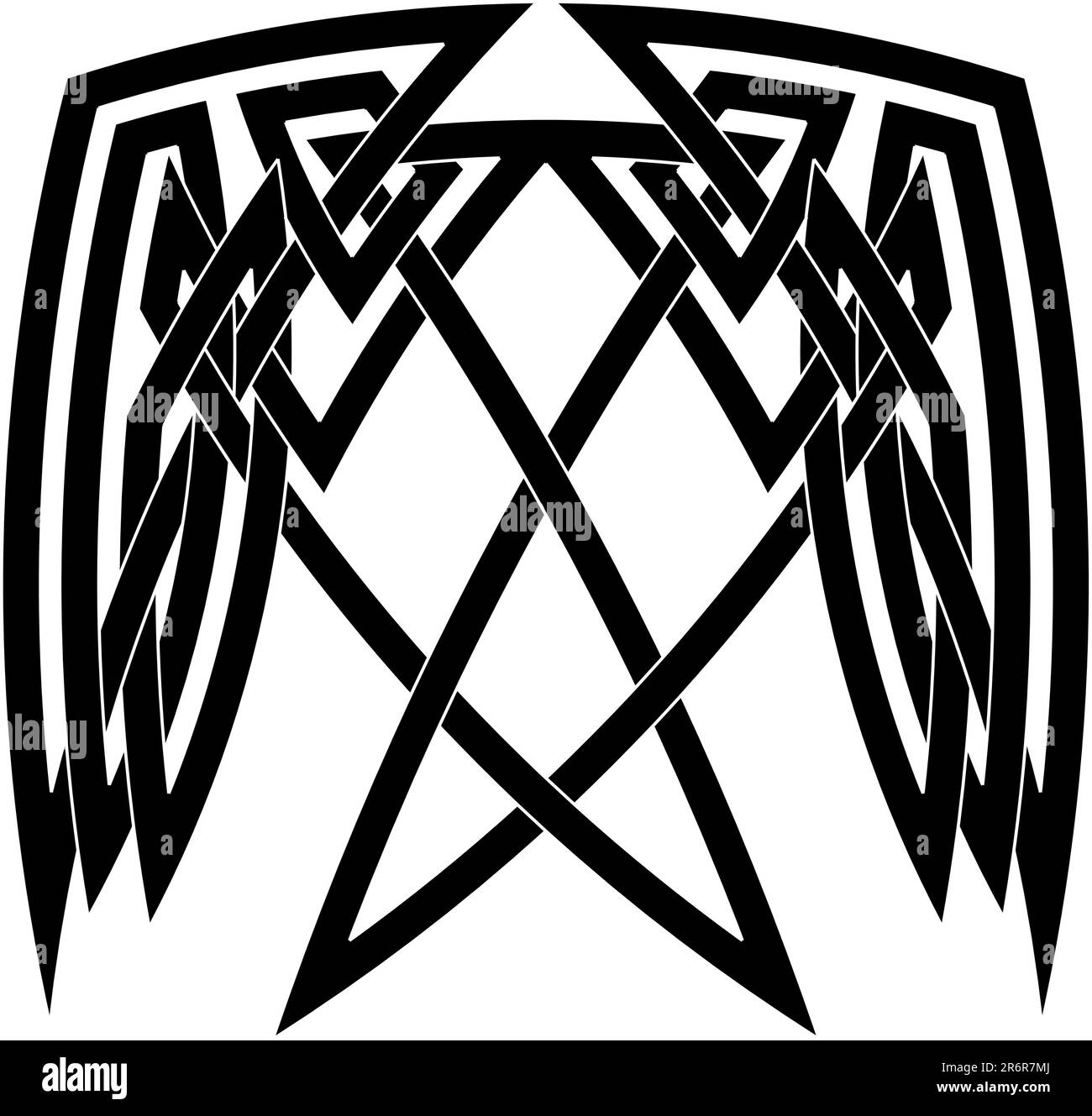 Dessin vectoriel du nœud celtique Illustration de Vecteur