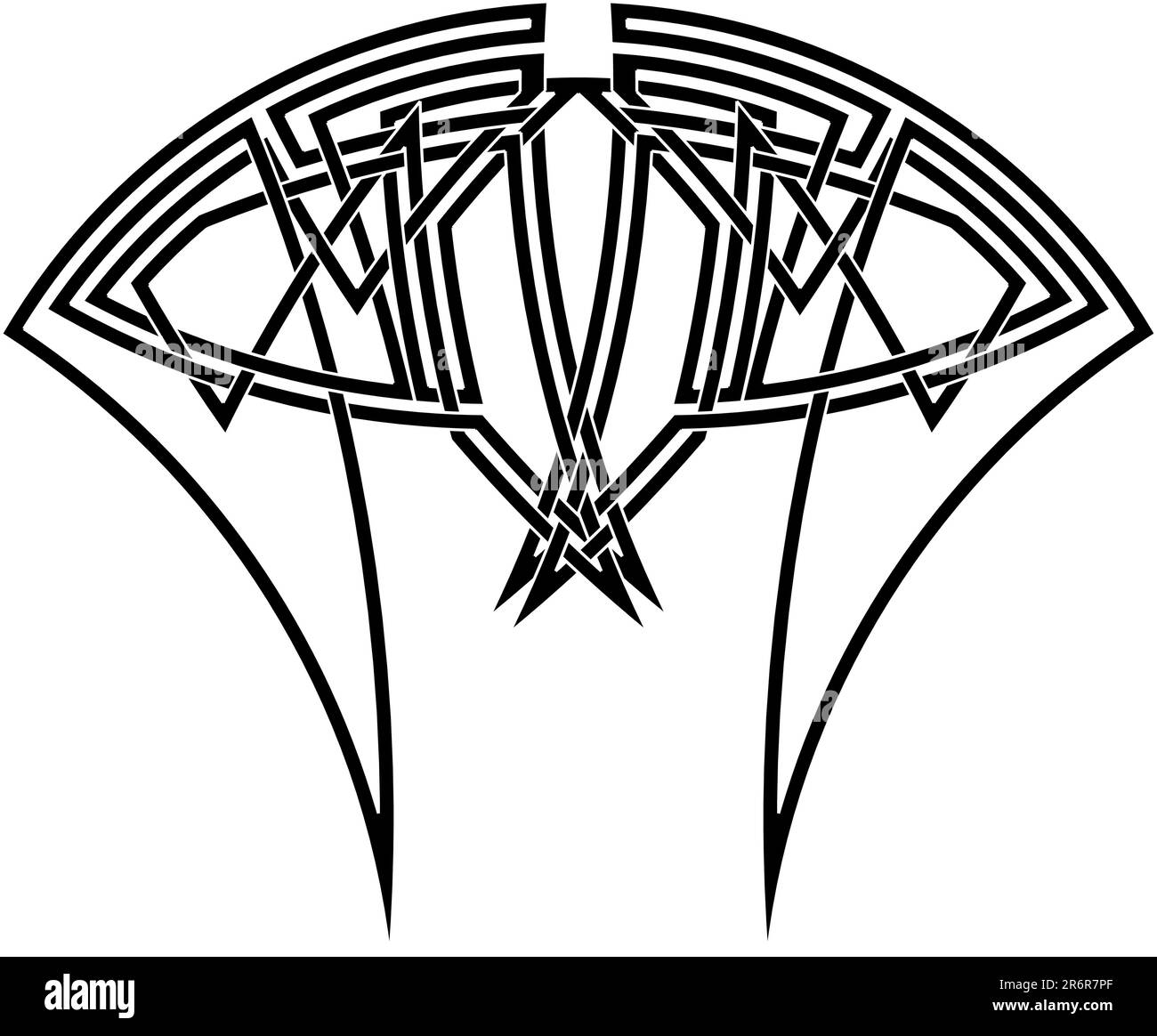 Fichier vectoriel du nœud celtique Illustration de Vecteur