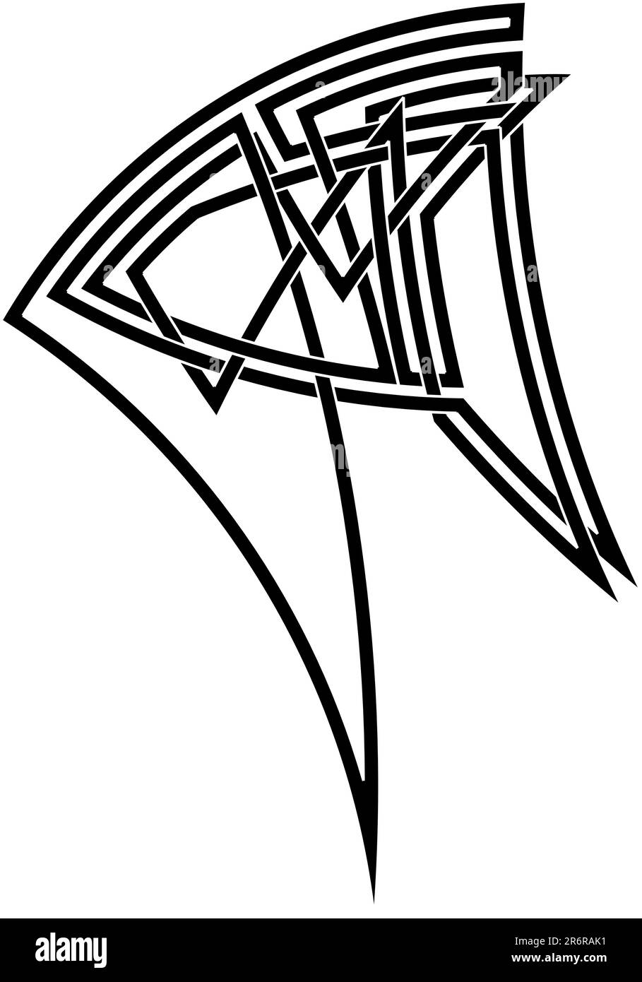 Fichier vectoriel du nœud celtique Illustration de Vecteur