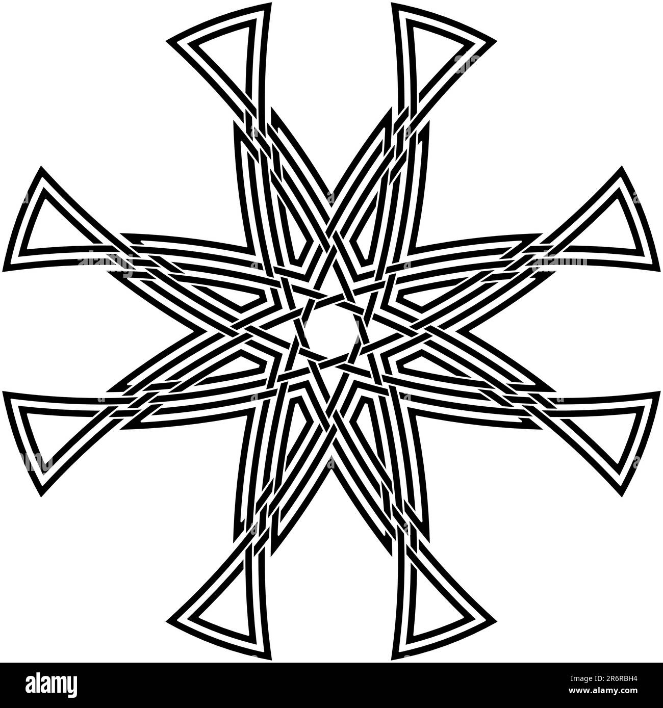 Fichier vectoriel du nœud celtique Illustration de Vecteur