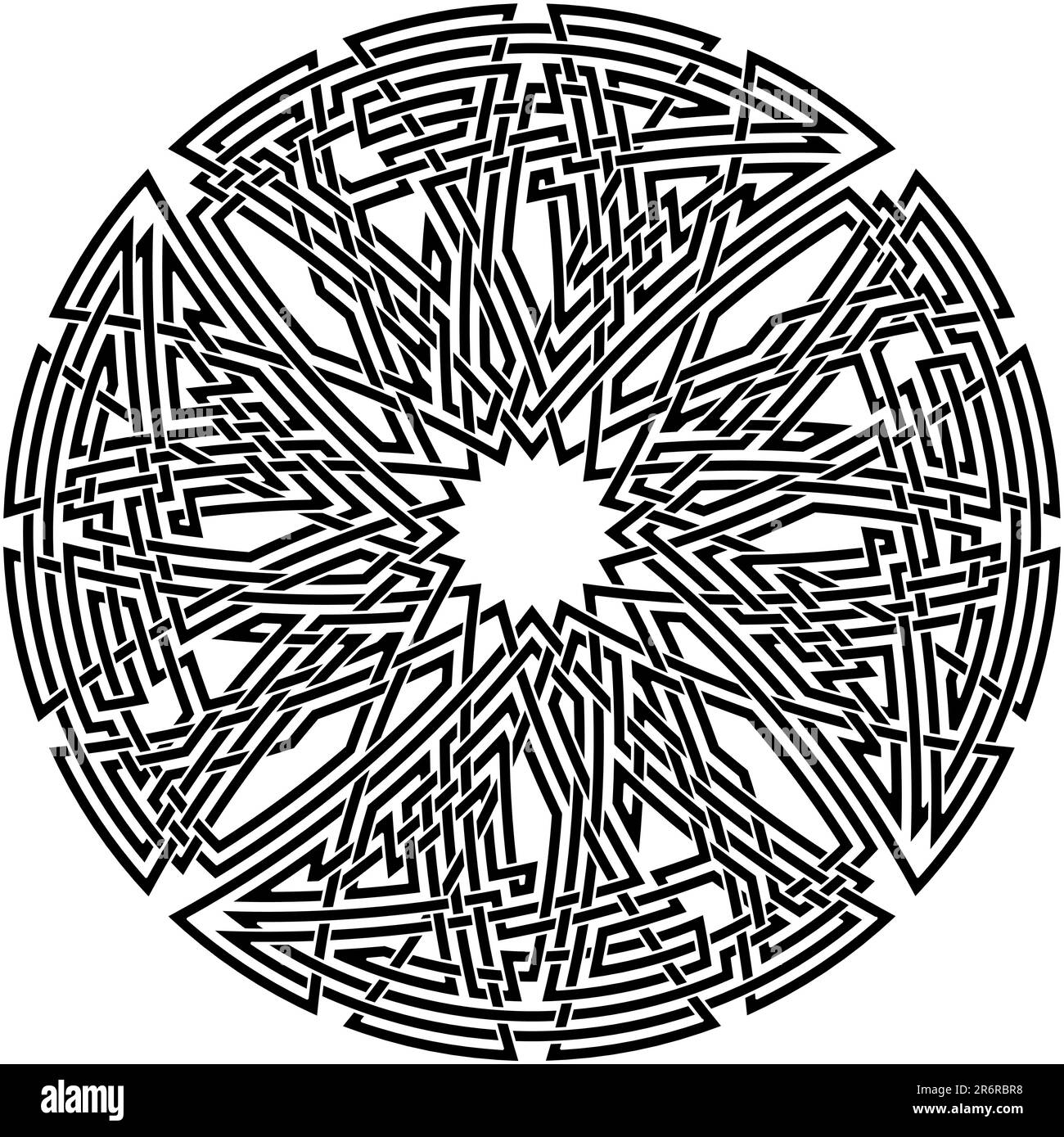 Fichier vectoriel du nœud celtique Illustration de Vecteur