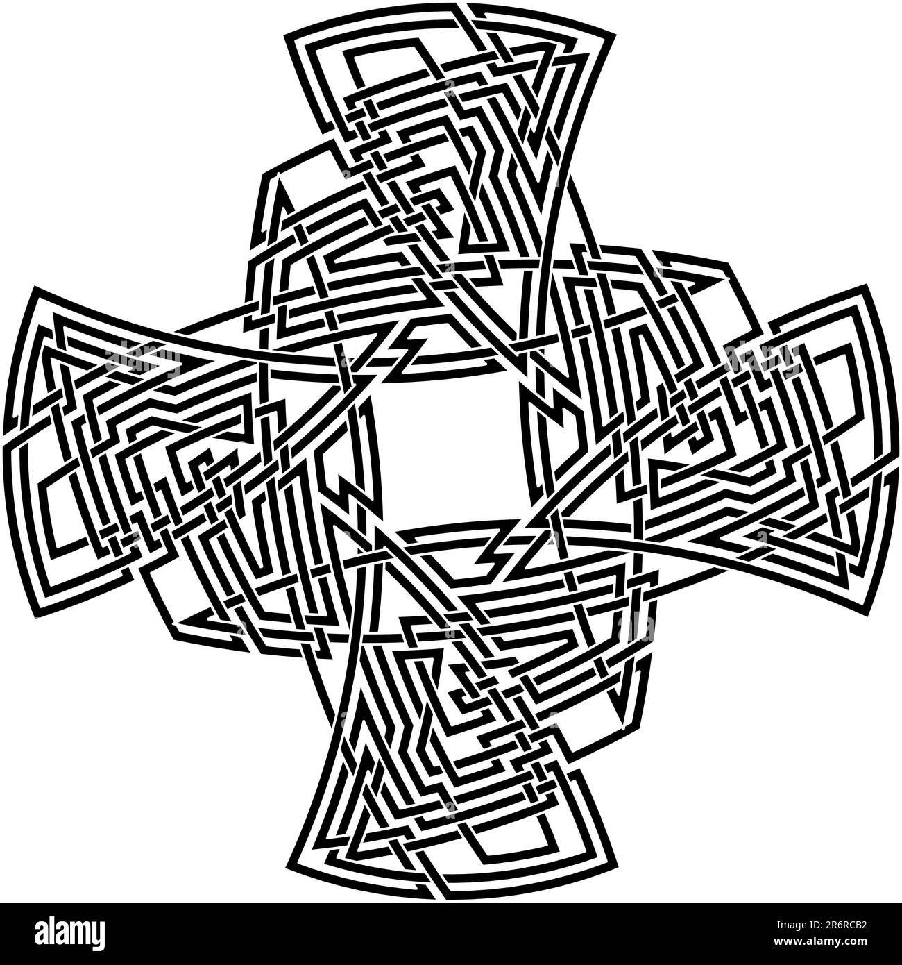 Fichier vectoriel du nœud celtique Illustration de Vecteur