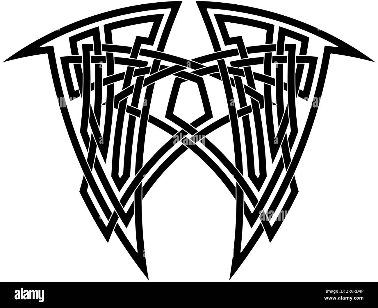 Dessin vectoriel du nœud celtique Illustration de Vecteur