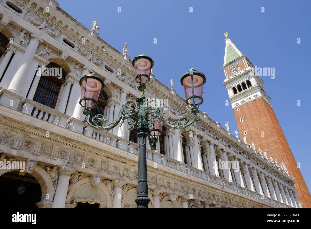 Venise Italie - Campanile St Marc - Campanile di San Marco - Tour de la place de la cathédrale Banque D'Images