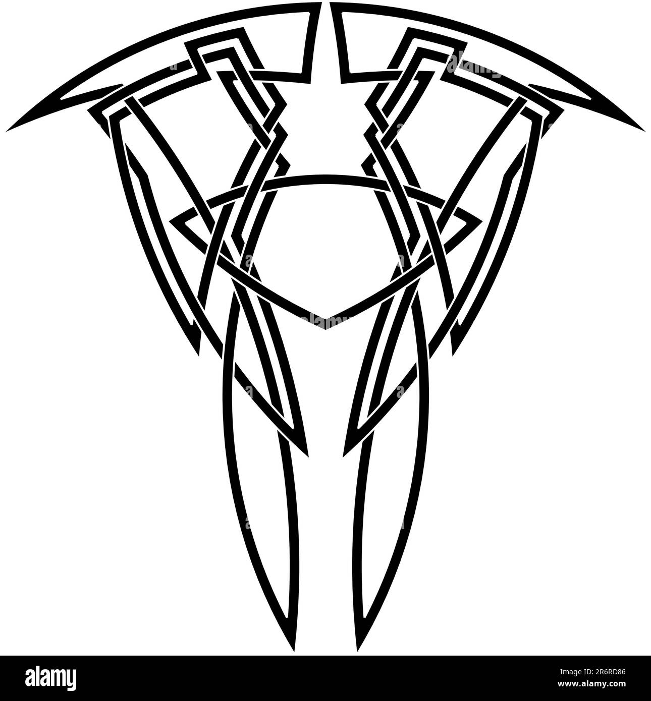 Fichier vectoriel du nœud celtique Illustration de Vecteur