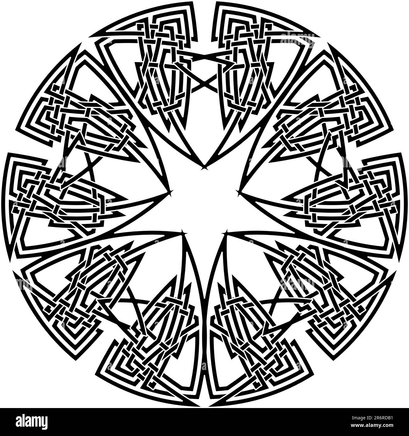 Dessin vectoriel du nœud celtique Illustration de Vecteur