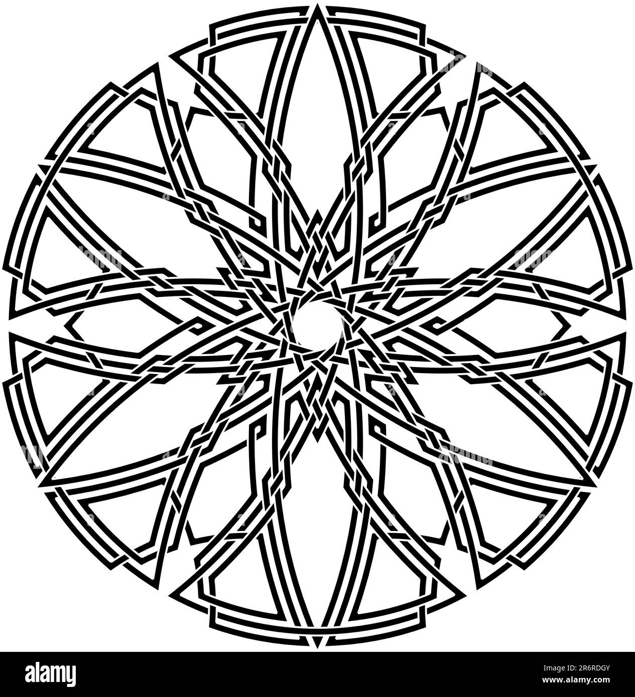 Fichier vectoriel du nœud celtique Illustration de Vecteur