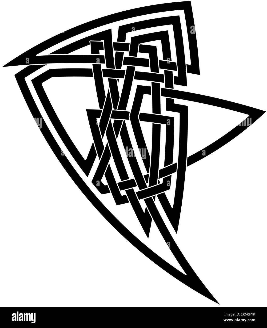 Dessin vectoriel du nœud celtique Illustration de Vecteur