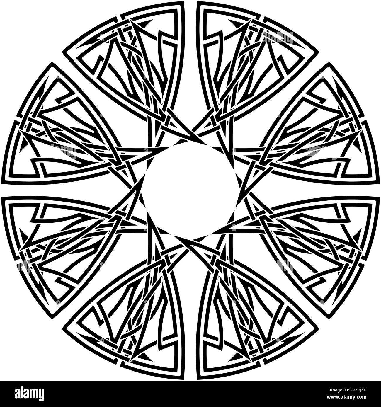 Dessin vectoriel du nœud celtique Illustration de Vecteur