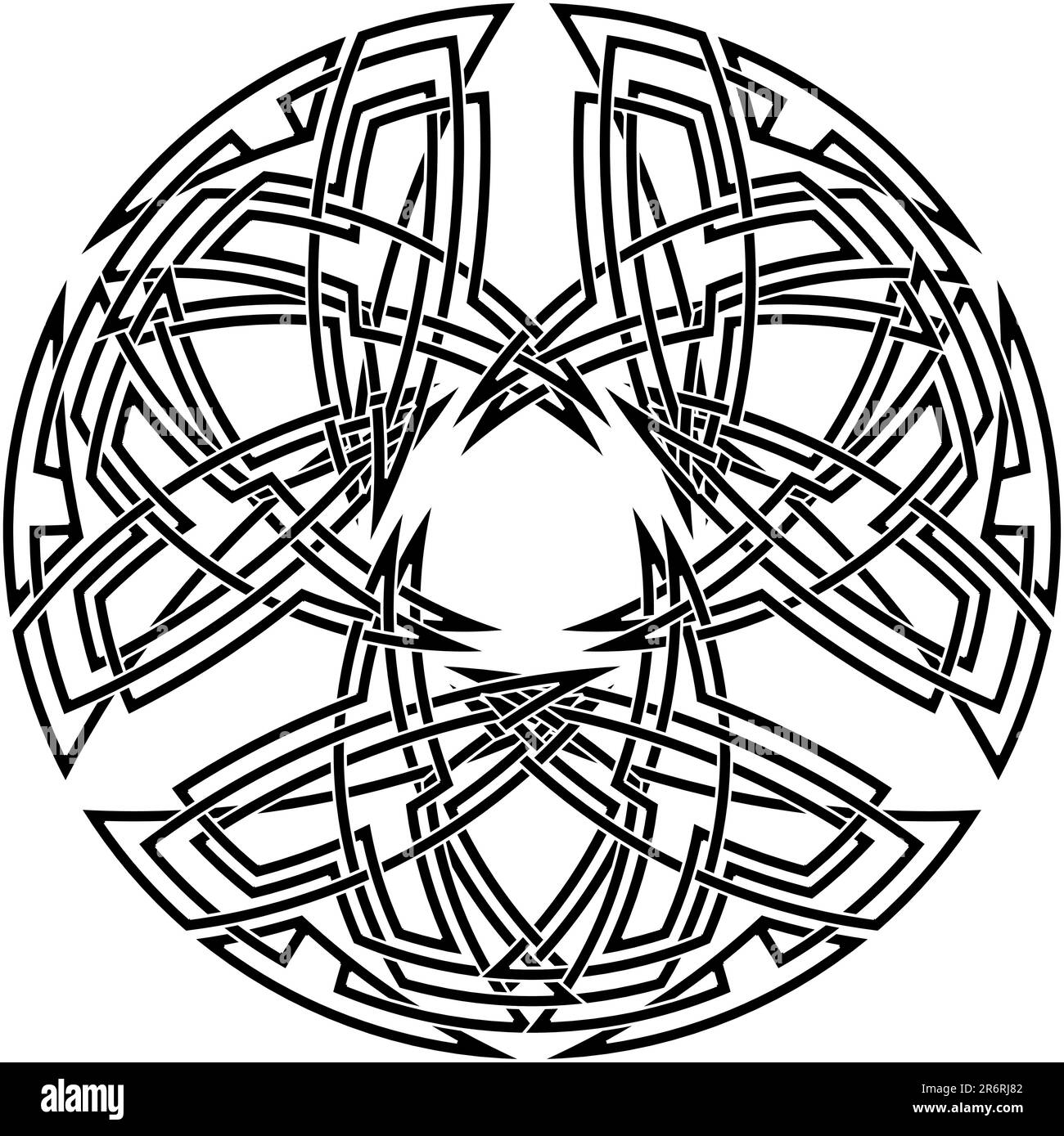 Dessin vectoriel du nœud celtique Illustration de Vecteur