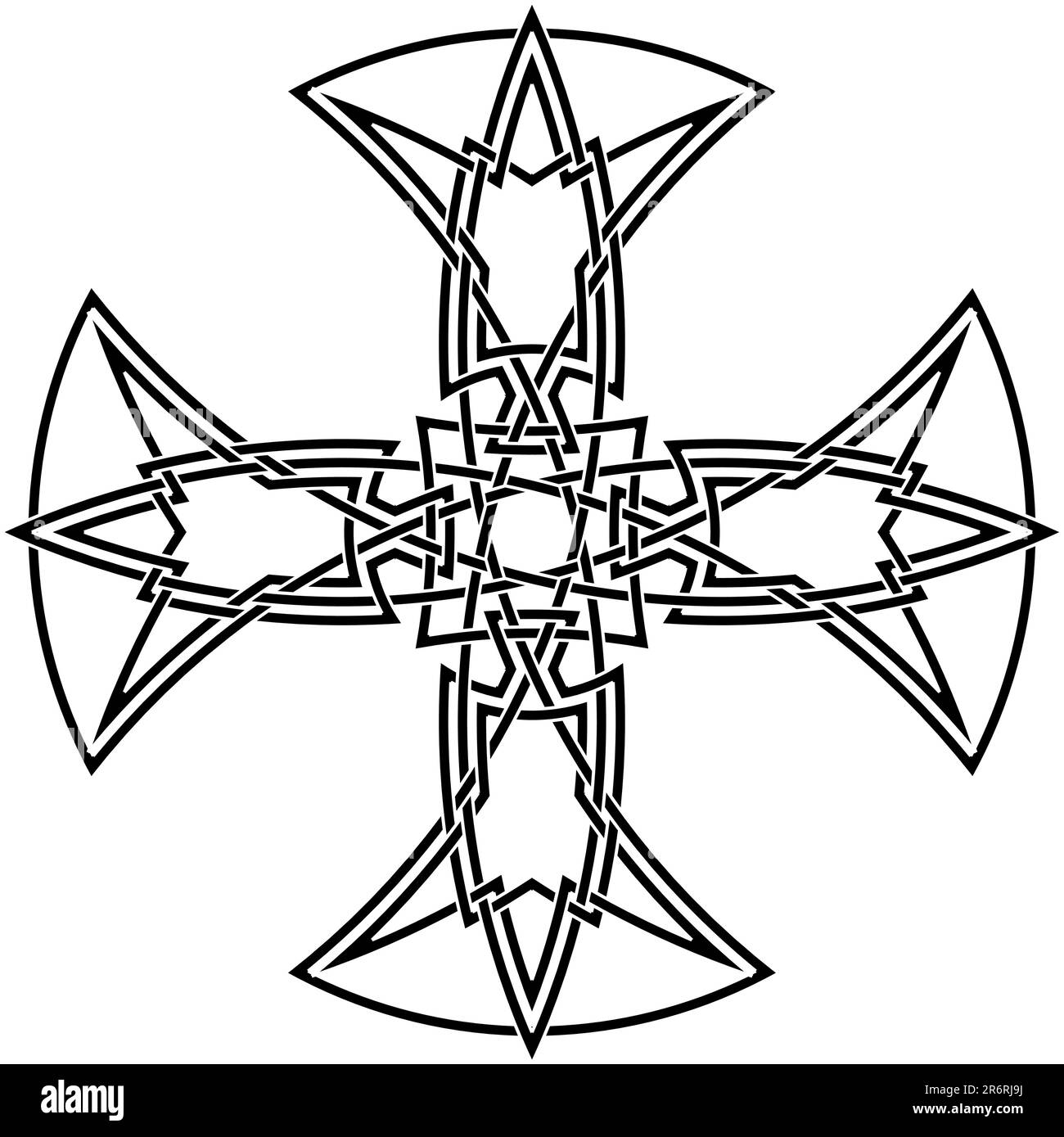 Fichier vectoriel du nœud celtique Illustration de Vecteur
