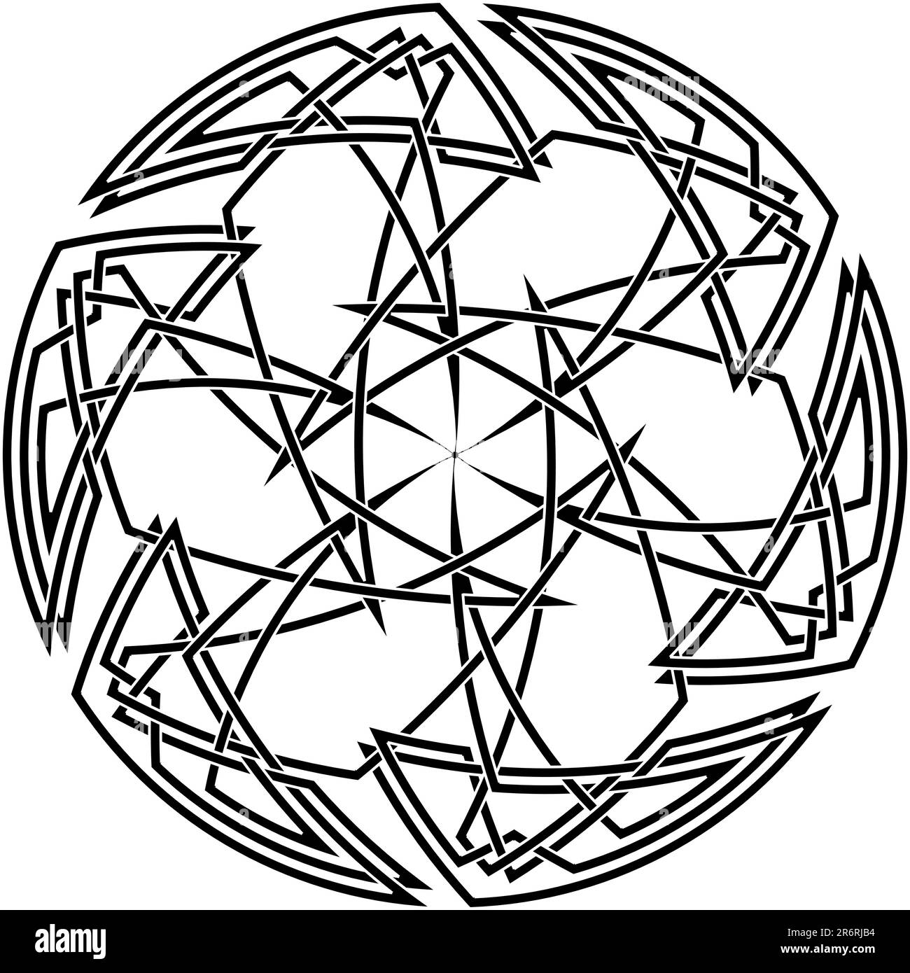 Fichier vectoriel du nœud celtique Illustration de Vecteur