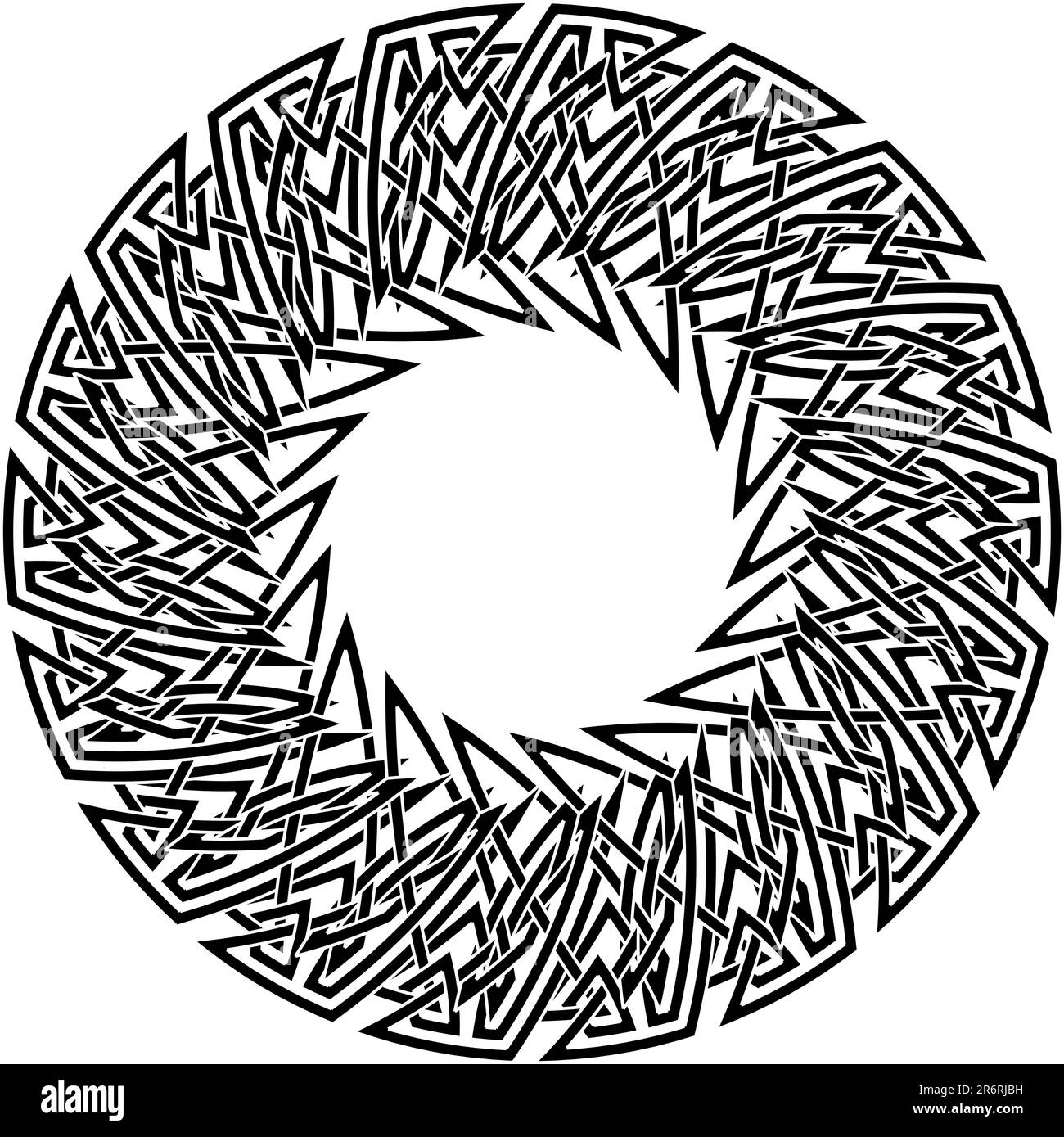 Dessin vectoriel du nœud celtique Illustration de Vecteur